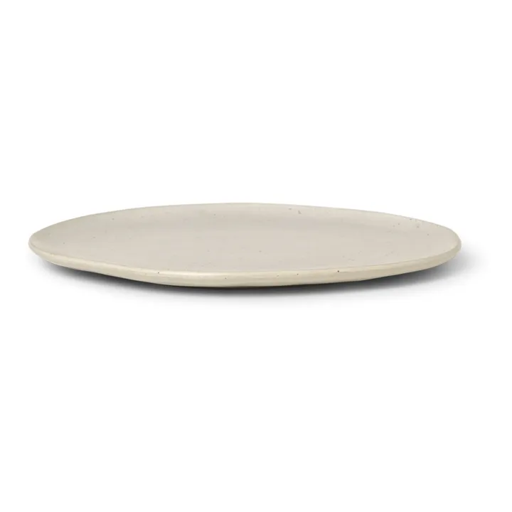 Ferm Living Assiette Flow  | Blanc cassé