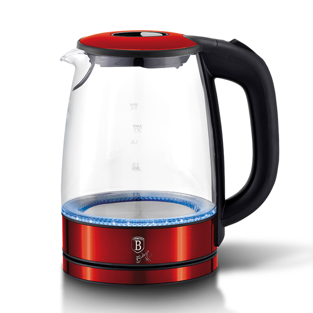Berlinger Haus Wasserkocher 1.7 Liter Metallic Line Burgundy Edition