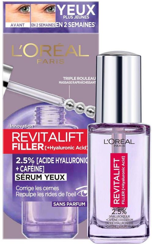 L'Oréal Paris Revitalift - Filler Eye Serum - oogserum - 20ml