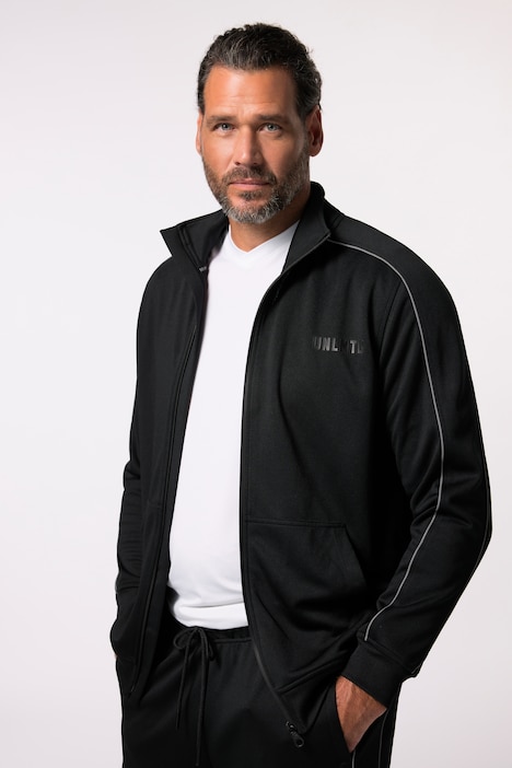 JAY-PI Sweat-Jacke, Fitness, Stehkragen, QuickDry, bis 7 XL