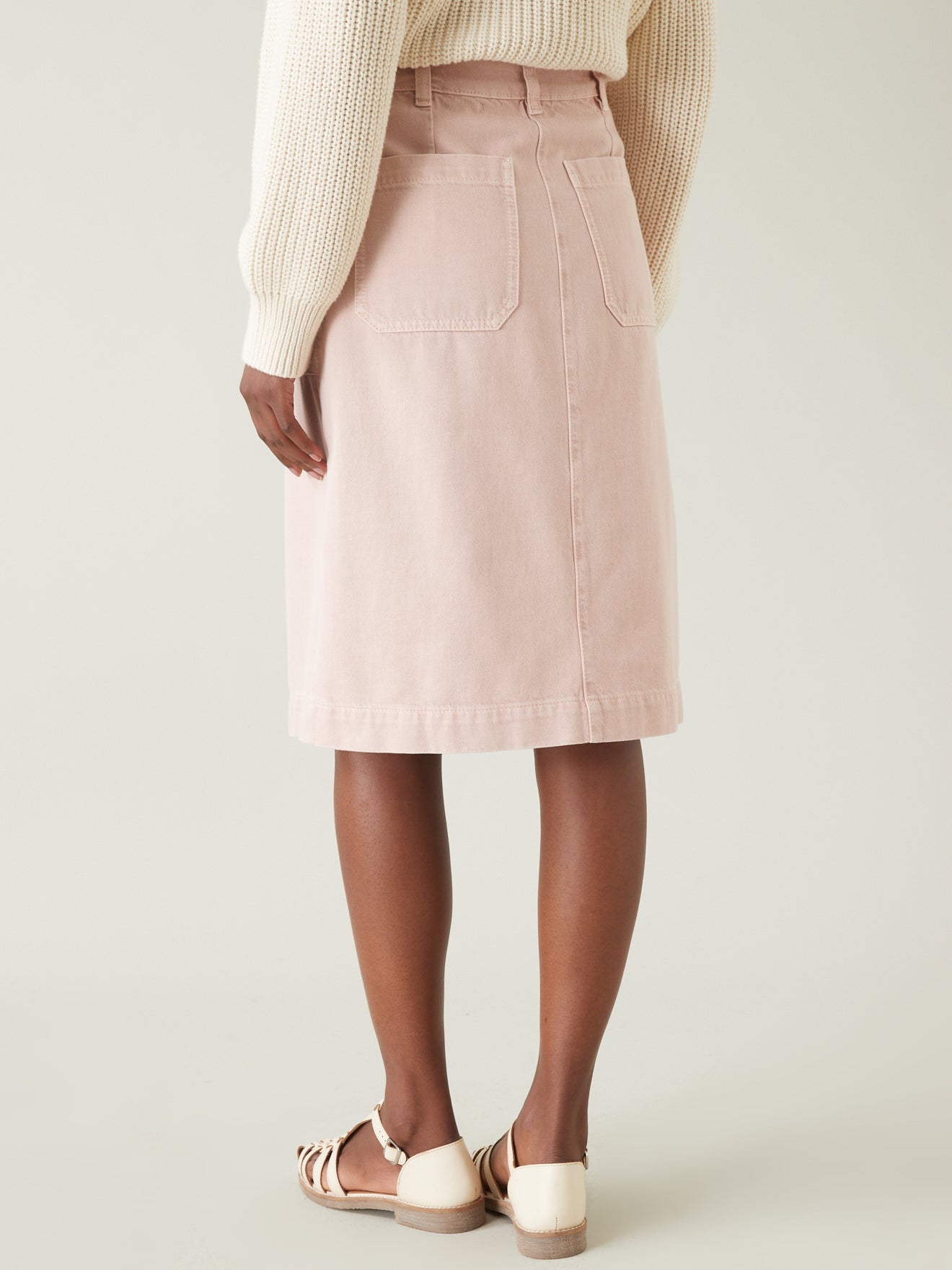 Jupe en jean femme - Coton bio, délavage écoresponsable