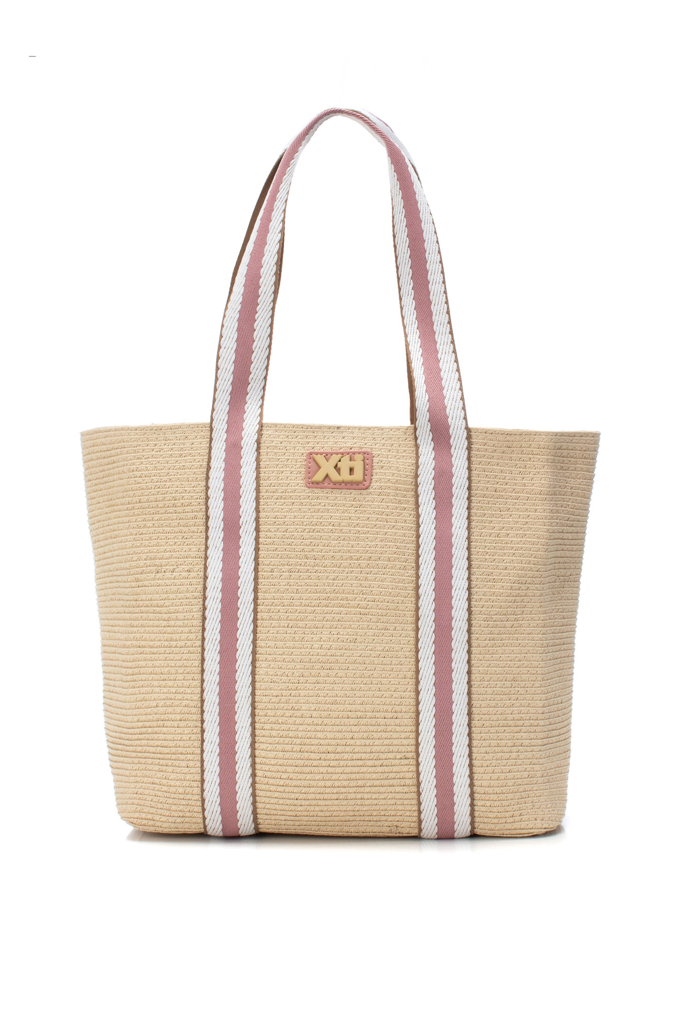 Bolsa de ombro em ráfia