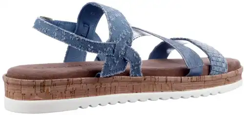 Lazamani jeans LA75013 - maat 43 sandaal jeans - maat 43 Calandschoen