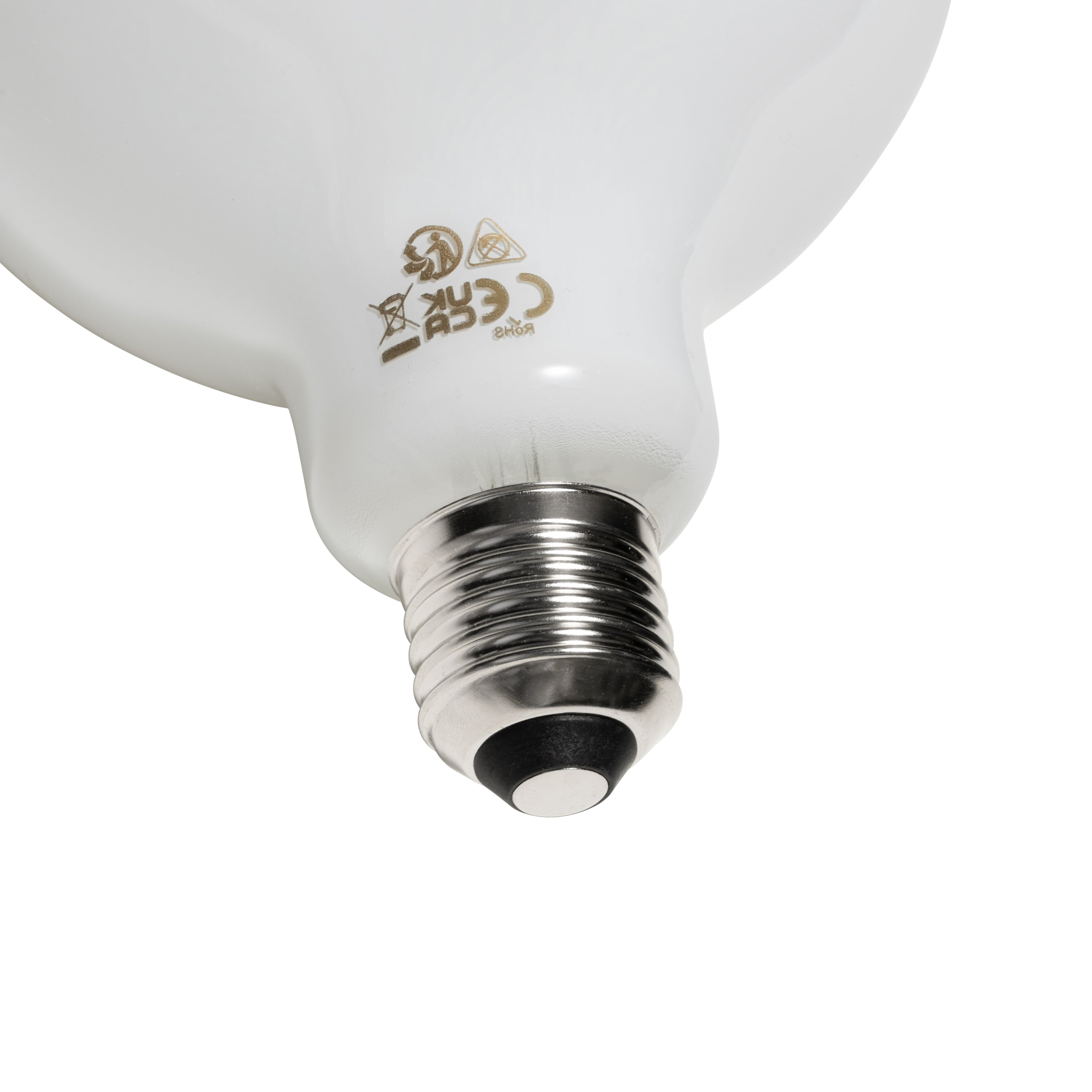 LUEDD E27 3-staps dimbaar LED lamp opaal G125 4W 450 lm 2700K