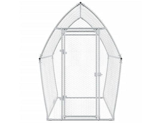 VIDAXL - Cage pour poules argenté 200x105x182 cm acier galvanisé