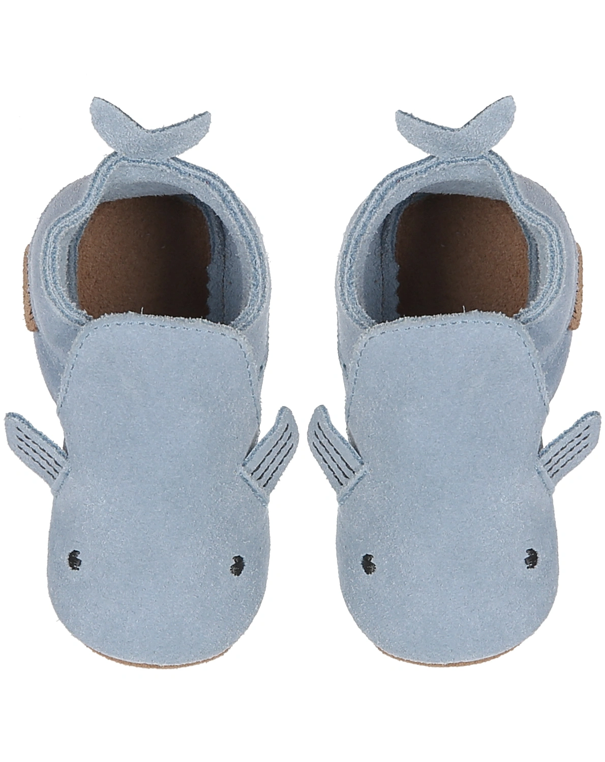 Krabbelschuhe AXOLOTL in dusty blue