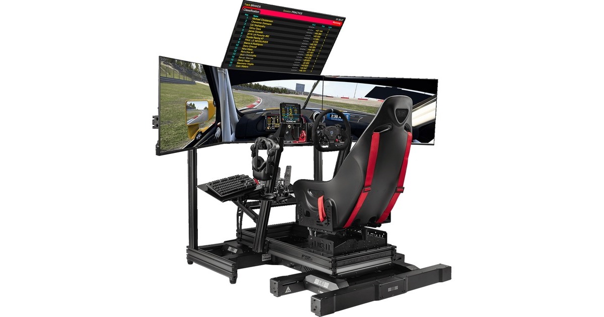 Next Level RacingF-GT Elite - Wheel Plate Edition racing simulator  (Zwart)
