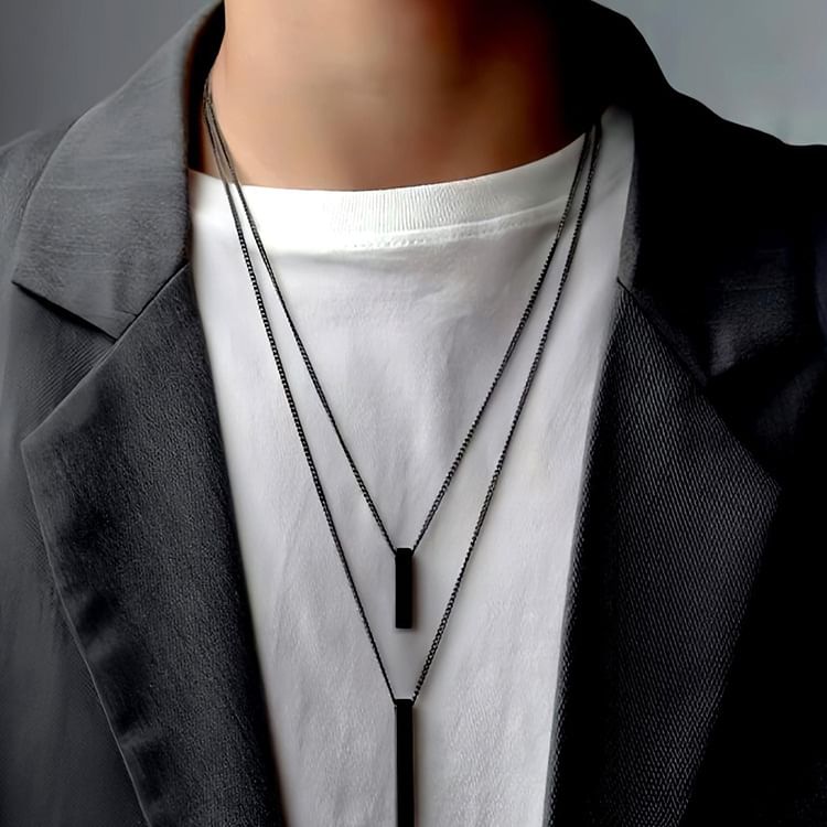 Malikasa - Staaf / Kruis Hanger Ketting
