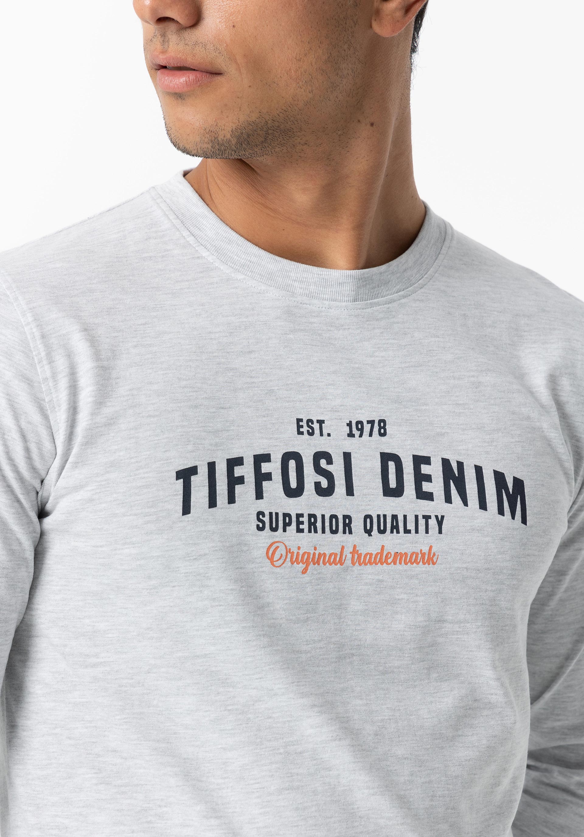 T-shirt Estampado Frontal Toque Suave