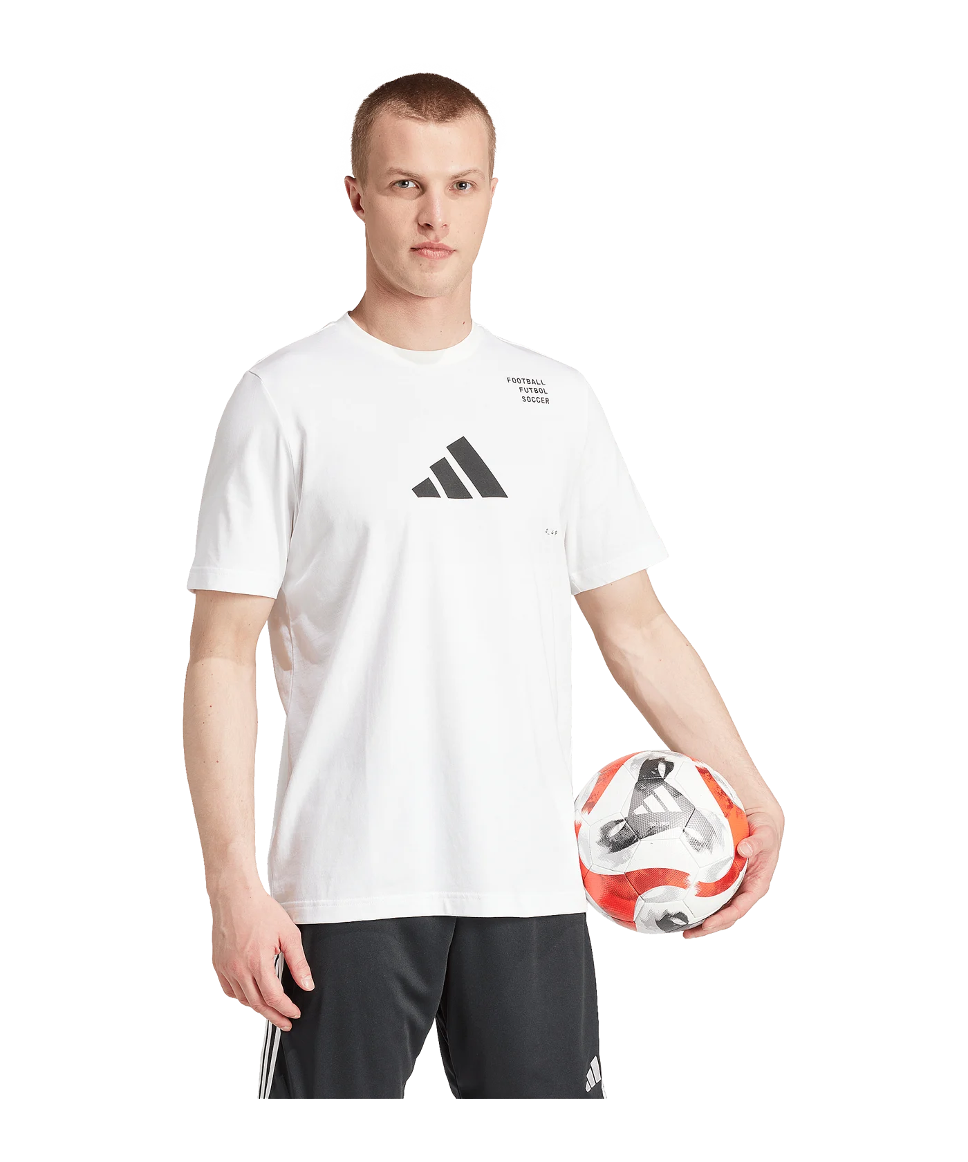 adidas Football Category Logo T-Shirt Weiss