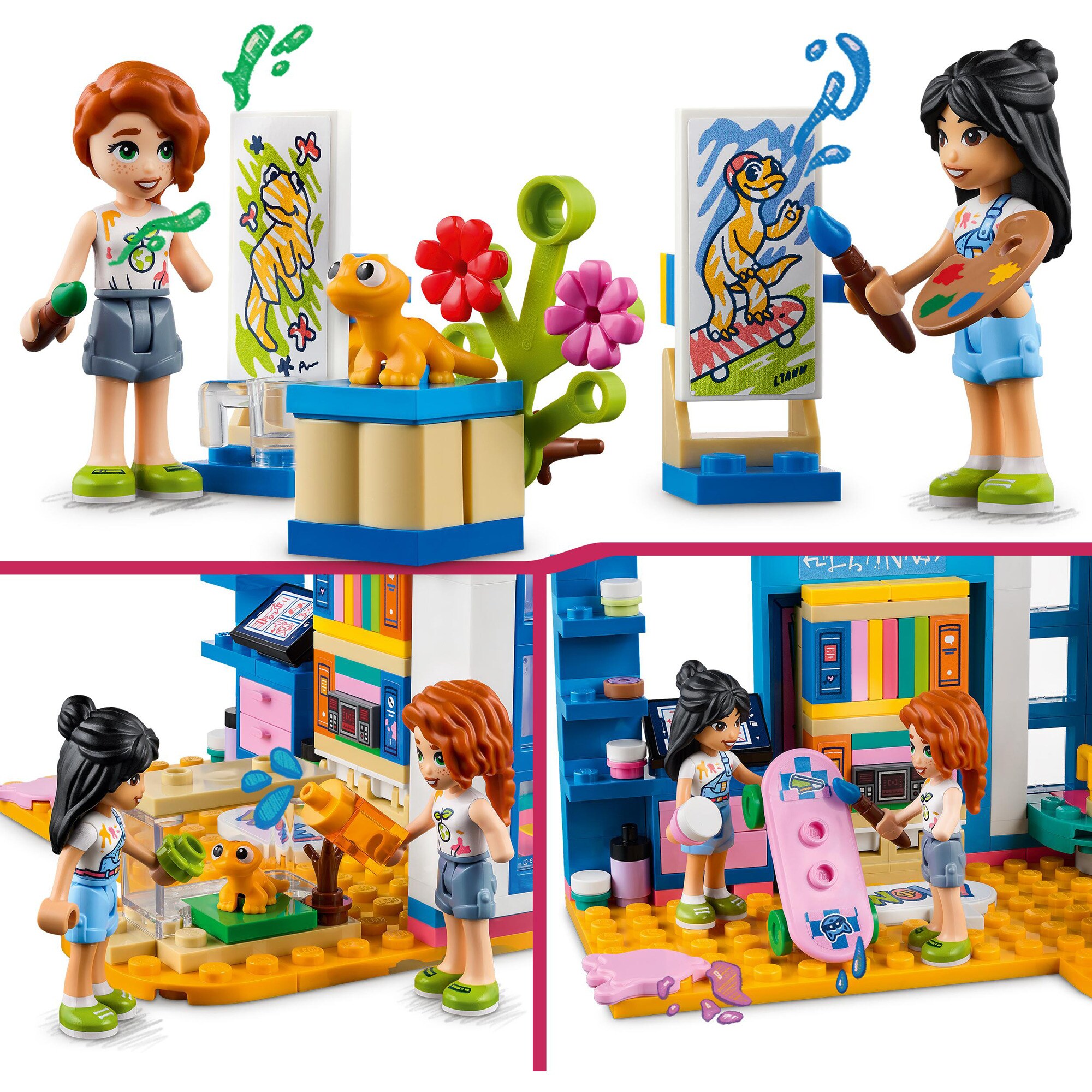 LEGO Konstruktionsspielzeug Friends Lianns Zimmer