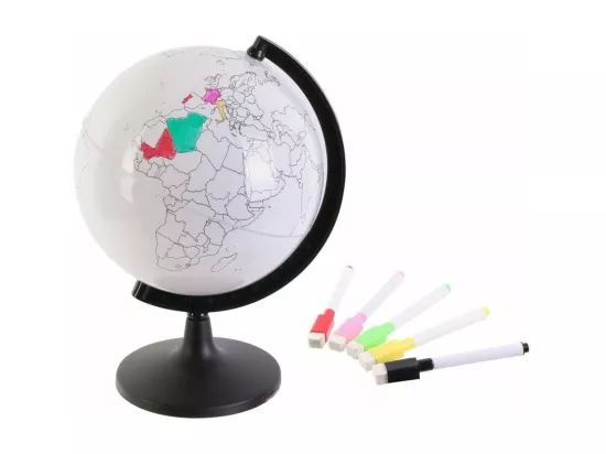Globe terrestre à personnaliser