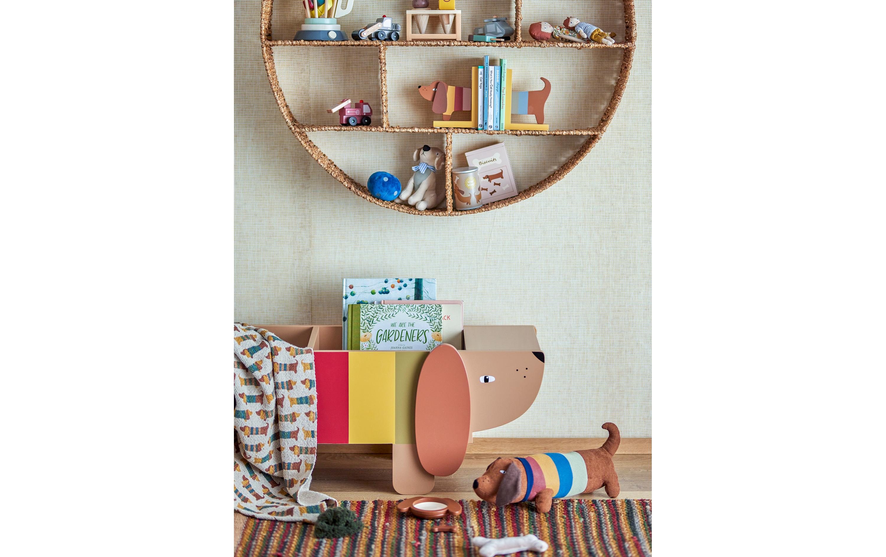 Bücherregal Charlie Braun, MDF<br>Bücherständer