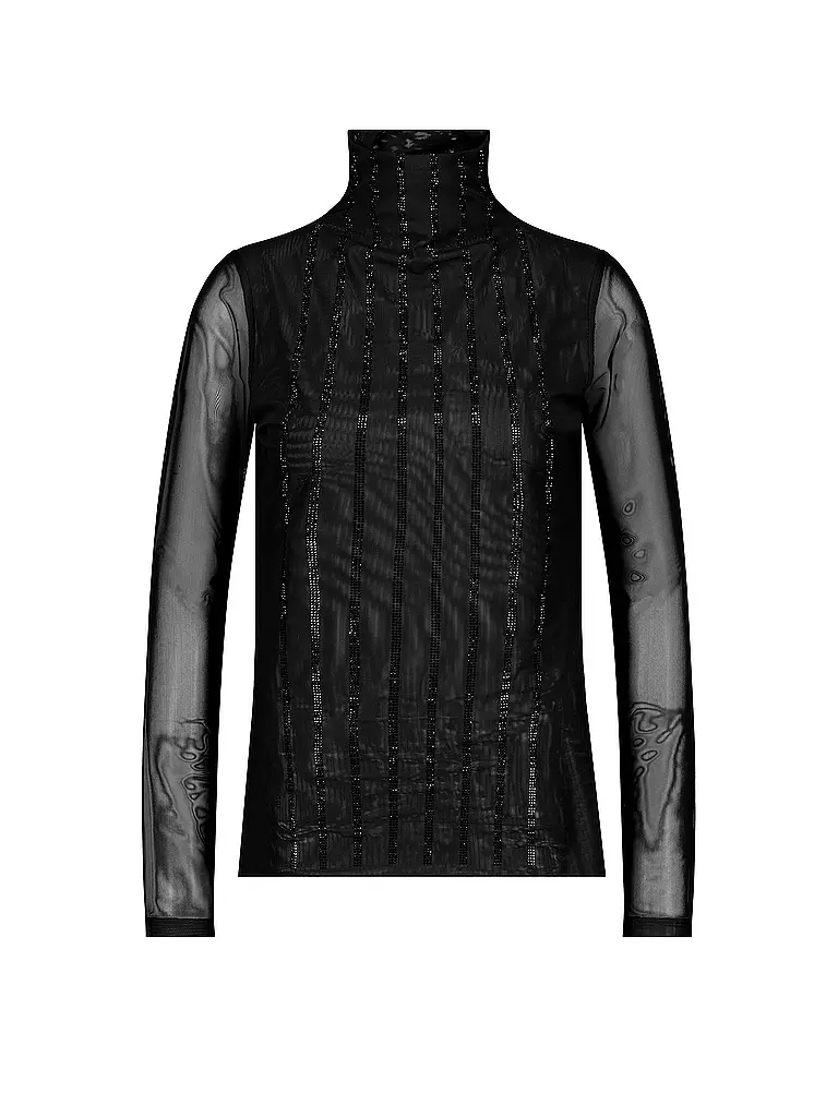 MONARI Langarmshirt schwarz