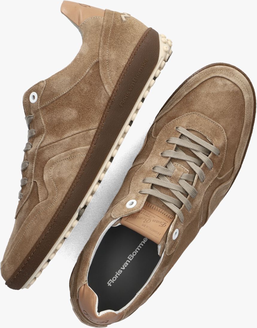 FLORIS VAN BOMMEL taupe floris van bommel lage sneakers sfm-10160