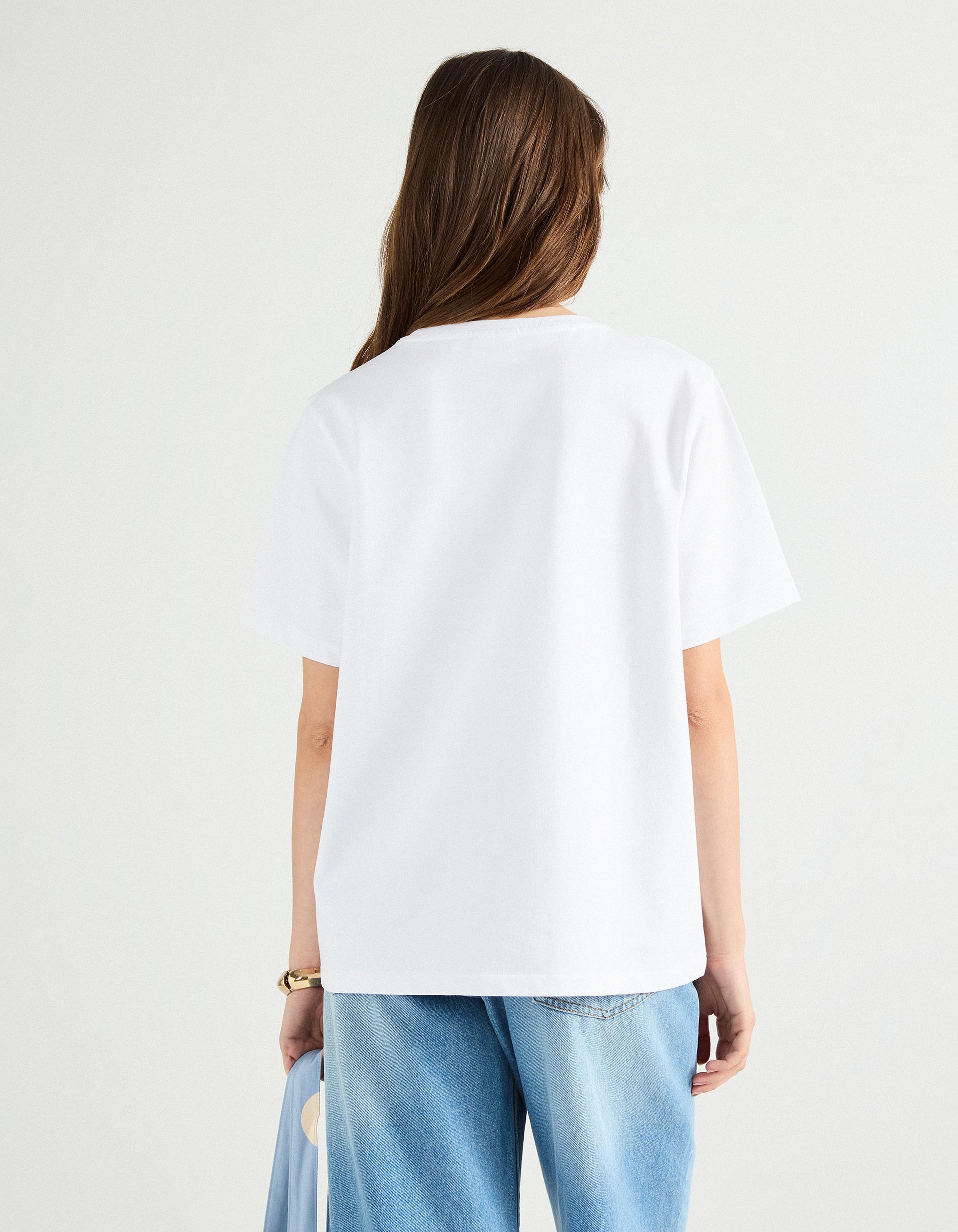 T-shirt 'Snoopy', Mulher, Branco