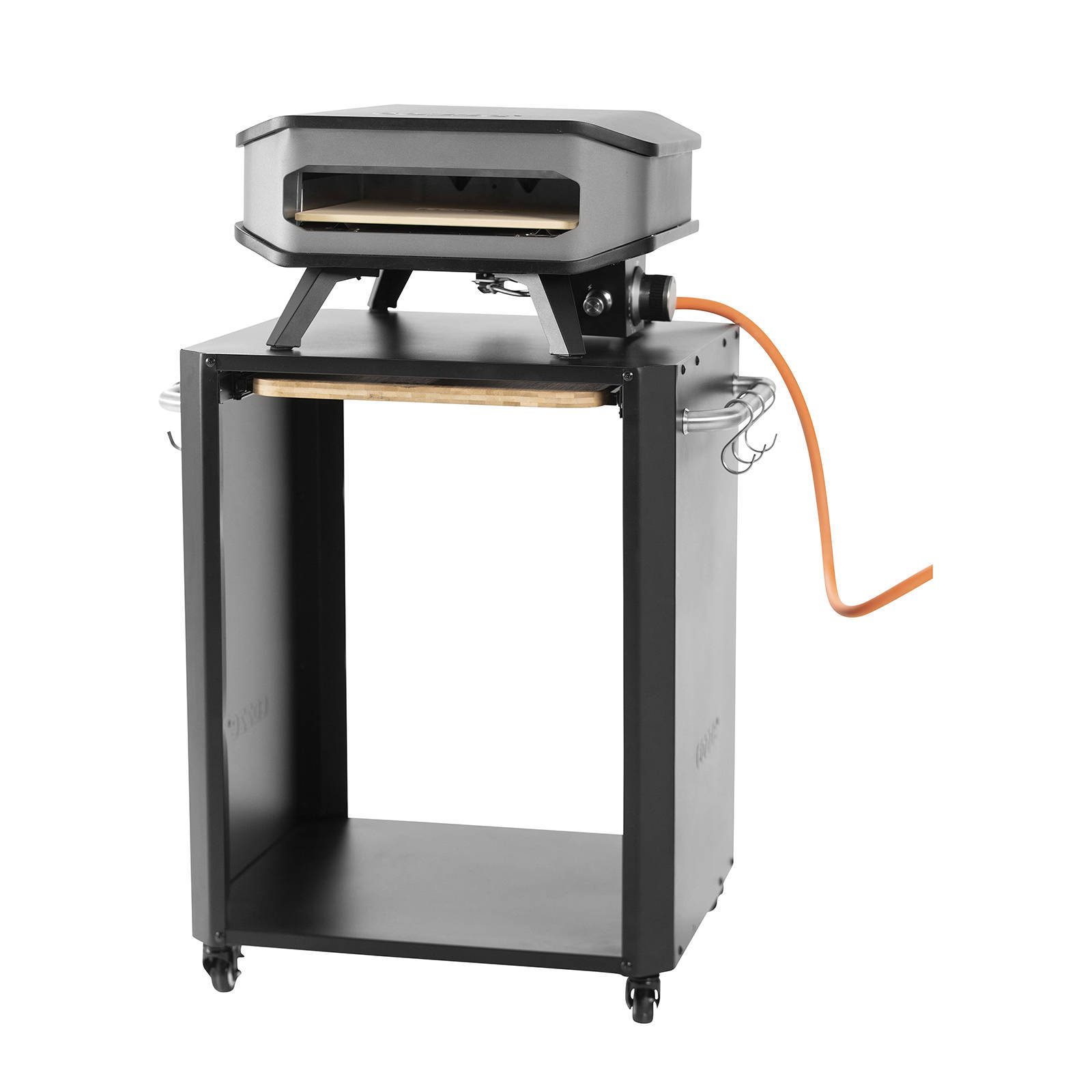 Cozze trolley met uitschuifbare snijplank