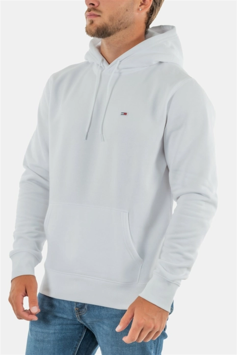 sweat tommy jeans regular fleece ybr white