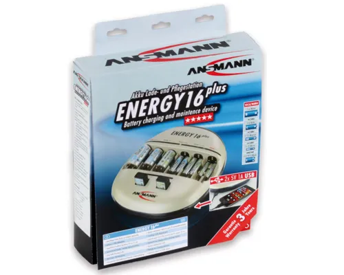 Ansmann Energy 16 , 9v, AA, AAA, C, D