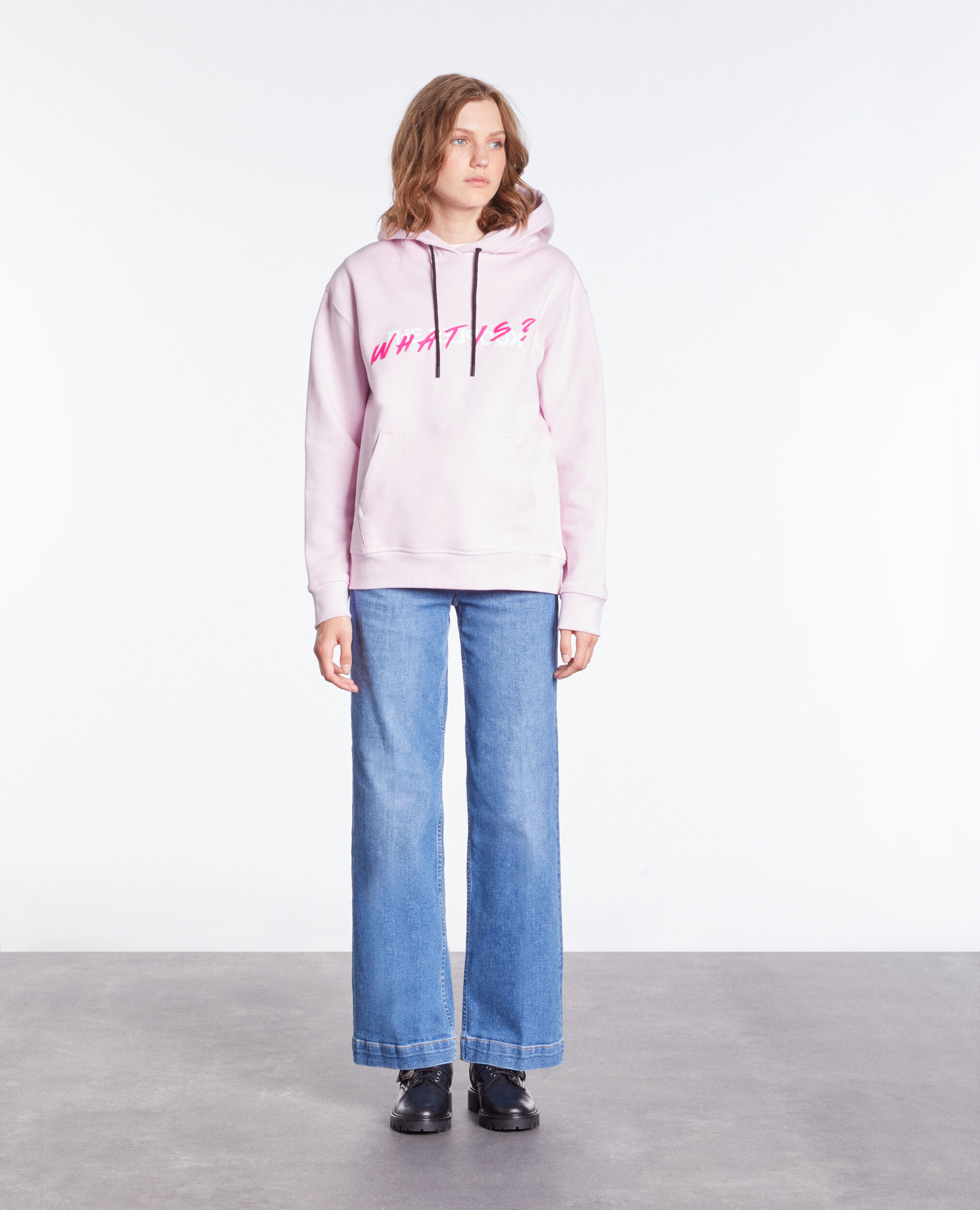 Sweatshirt à capuche What is rose