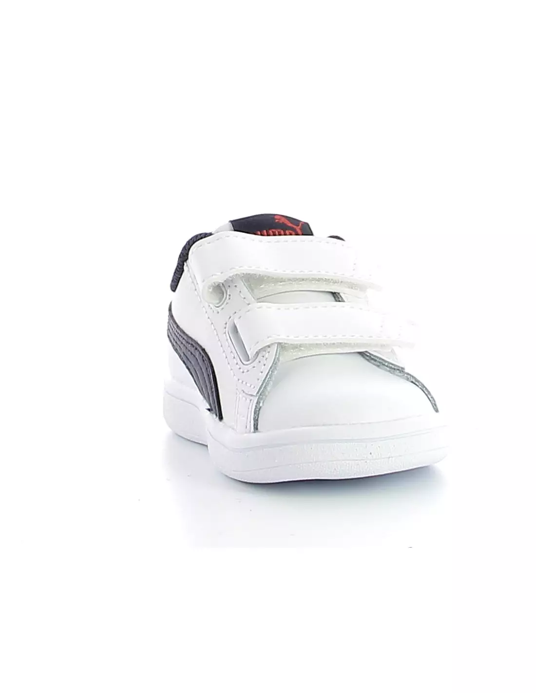 PUMA SMASH V2 - Baskets WHITE/NAVY/RED