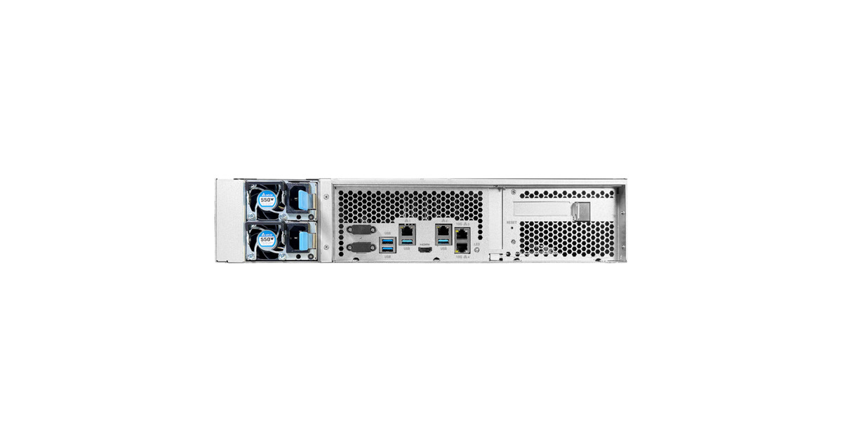 AsustorLockerstor 12R Pro Gen2 (AS7212RDX) nas  (Zwart/metaal, 2x 1G LAN, 2x 10G LAN, 4x USB 3.2 Gen 1)