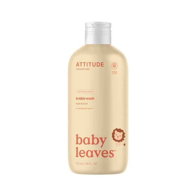 ATTITUDE Baby Leaves Bubble Bath peer & nectar 473 ml