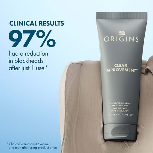 Origins Clear Improvement Blackhead Clearing Mask-To-Scrub, 75 ml