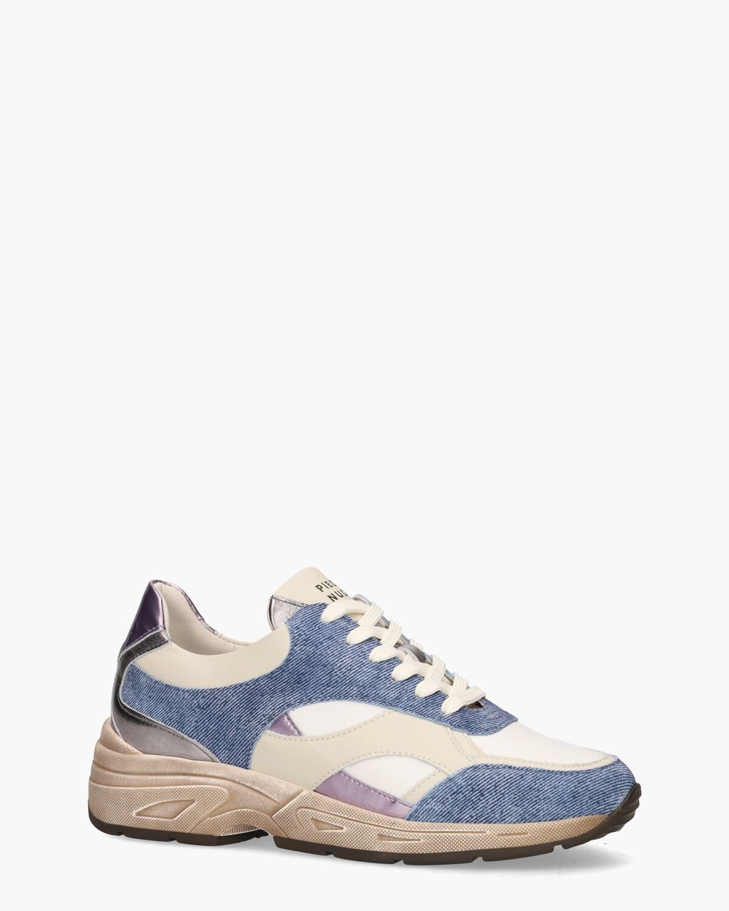 Piedi Nudi 2838-02.12 Blauw/Multicolor Damessneakers