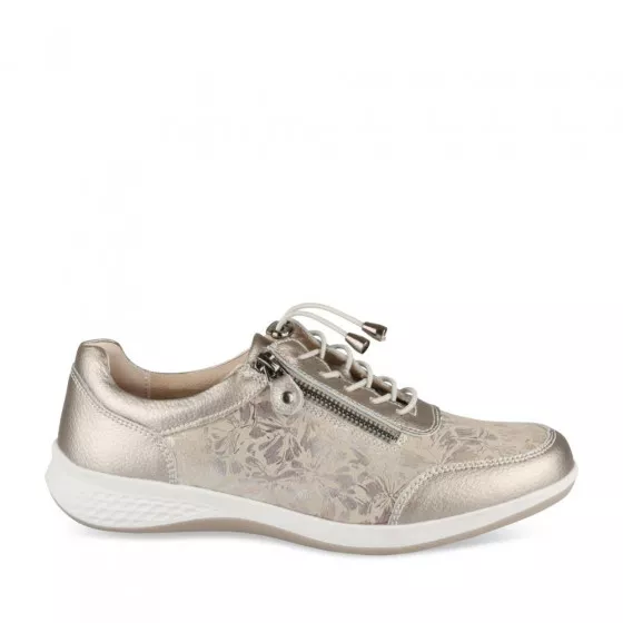 Baskets BEIGE EVITA LEATHER