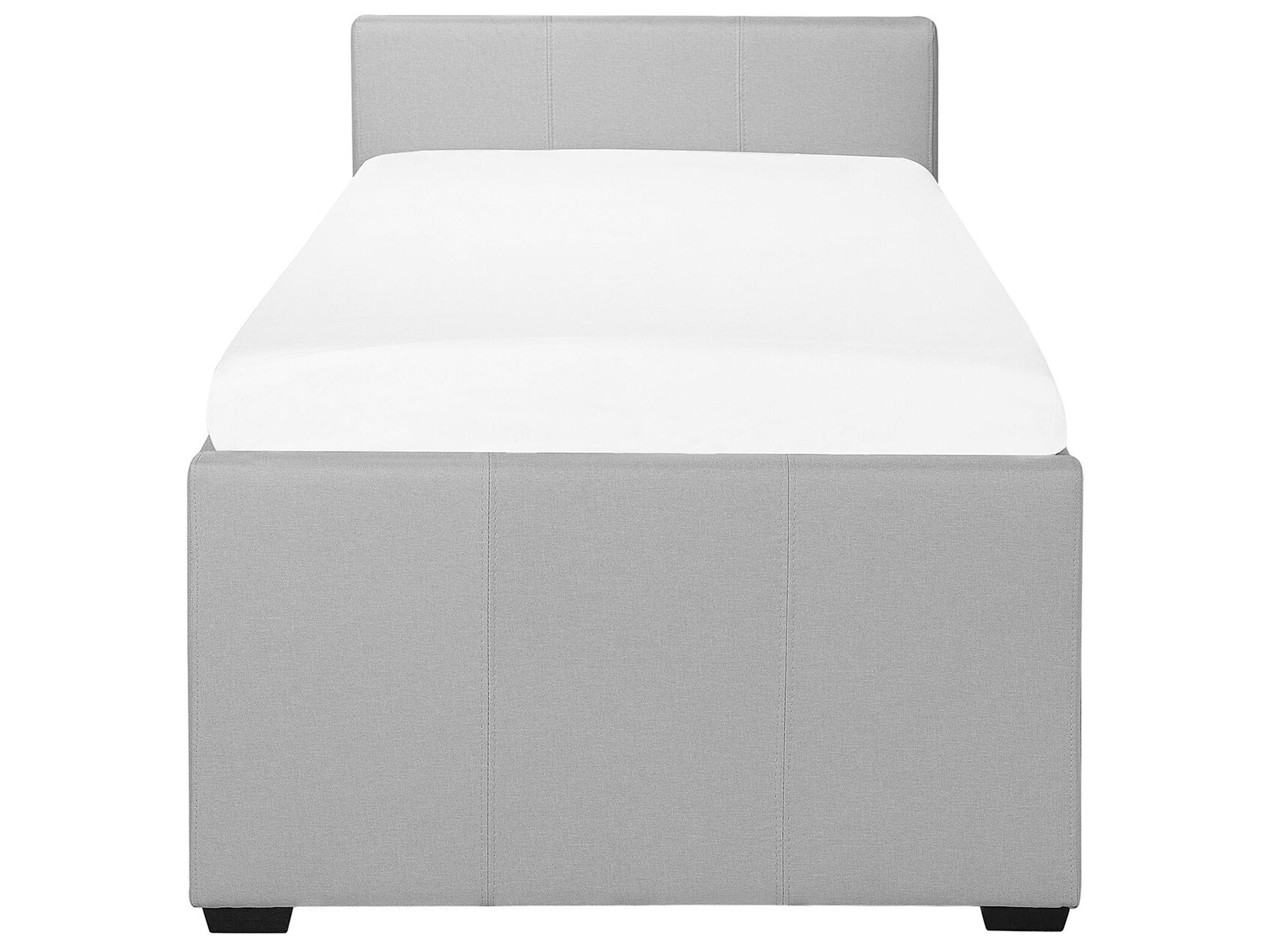 Onderschuifbed Stof MARMANDE 80 x 200 cm Lichtgrijs