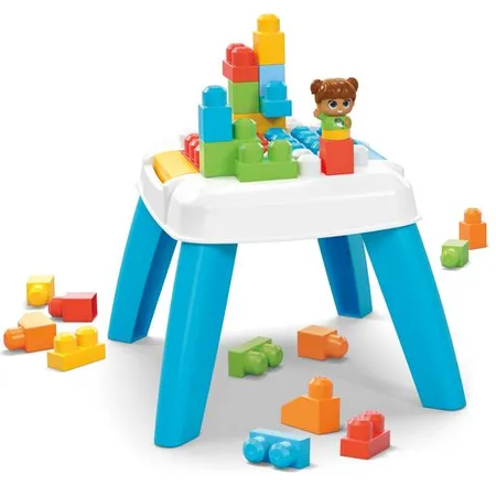 Mattel MEGA BLOKS Bauset Bau- und Purzeltisch mit 2 Purzelfunktionen