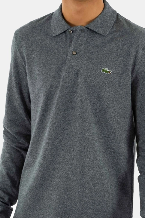 Polos manches longues lacoste l1313 e8g eclipse jaspe