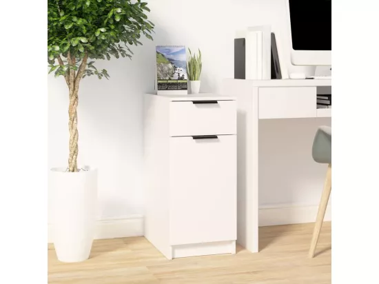 Armoire de bureau Blanc 33,5x50x75 cm Bois d'ingénierie