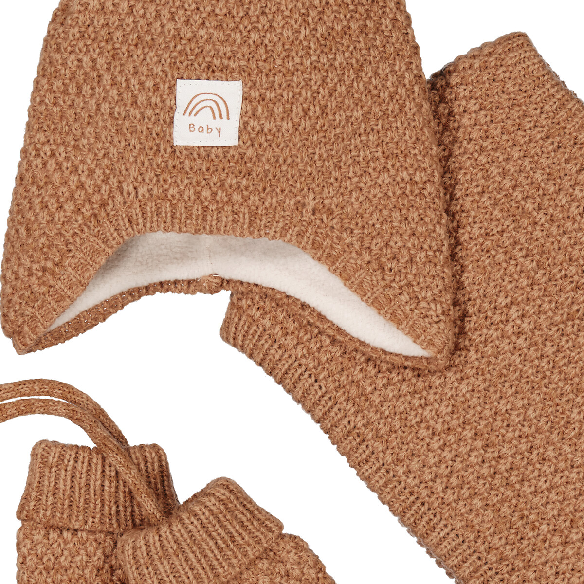 COLEÇÕES LA REDOUTE<br>Conjunto Must + cachecol + gola alta.