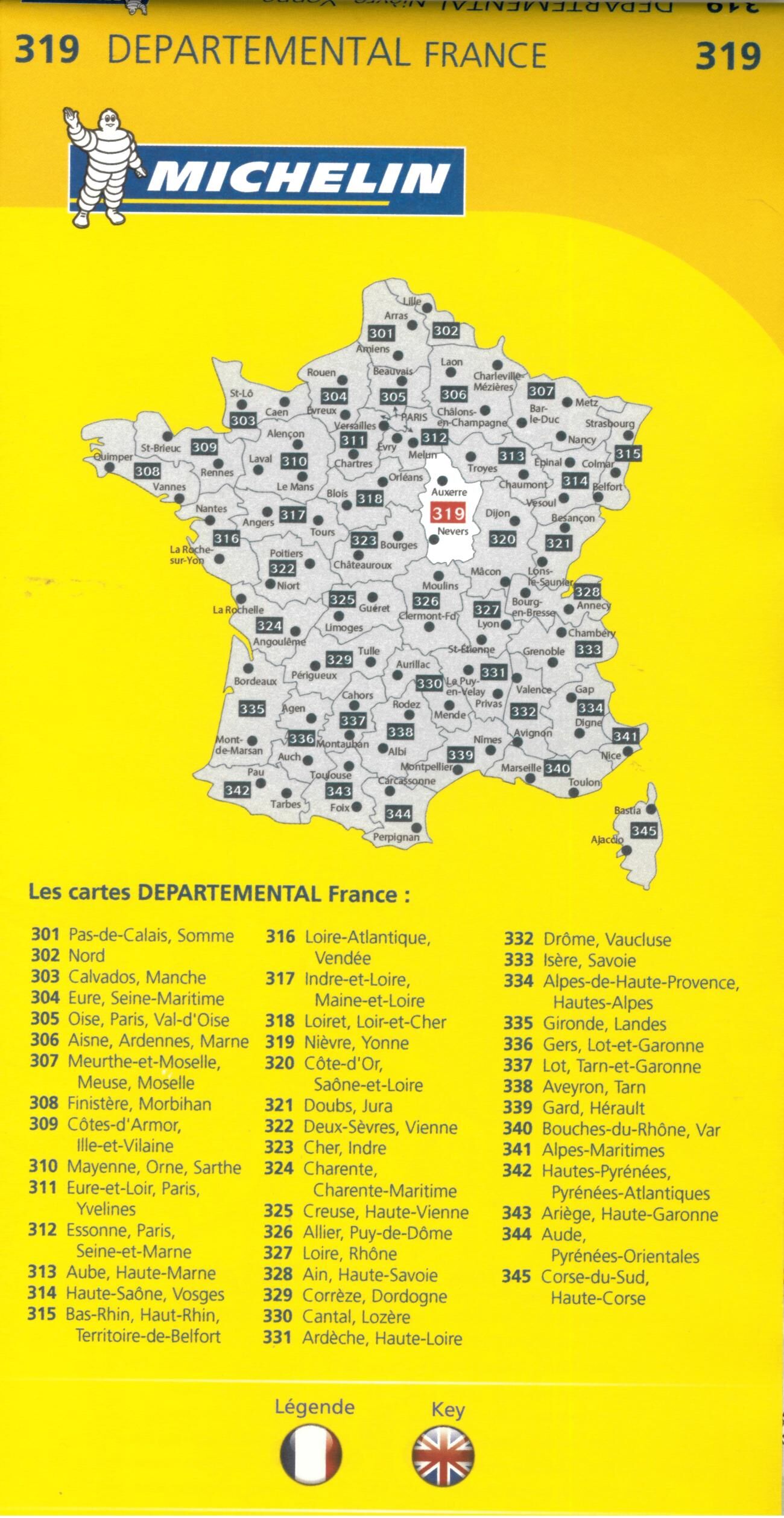 MICHELIN - 319 NIEVRE YONNE
