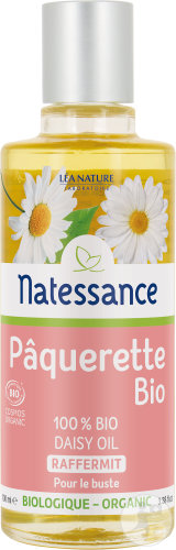 Natessance Huile De Pâquerettes Bio 100% Pure Raffermit Pour Le Buste Flacon 100ml