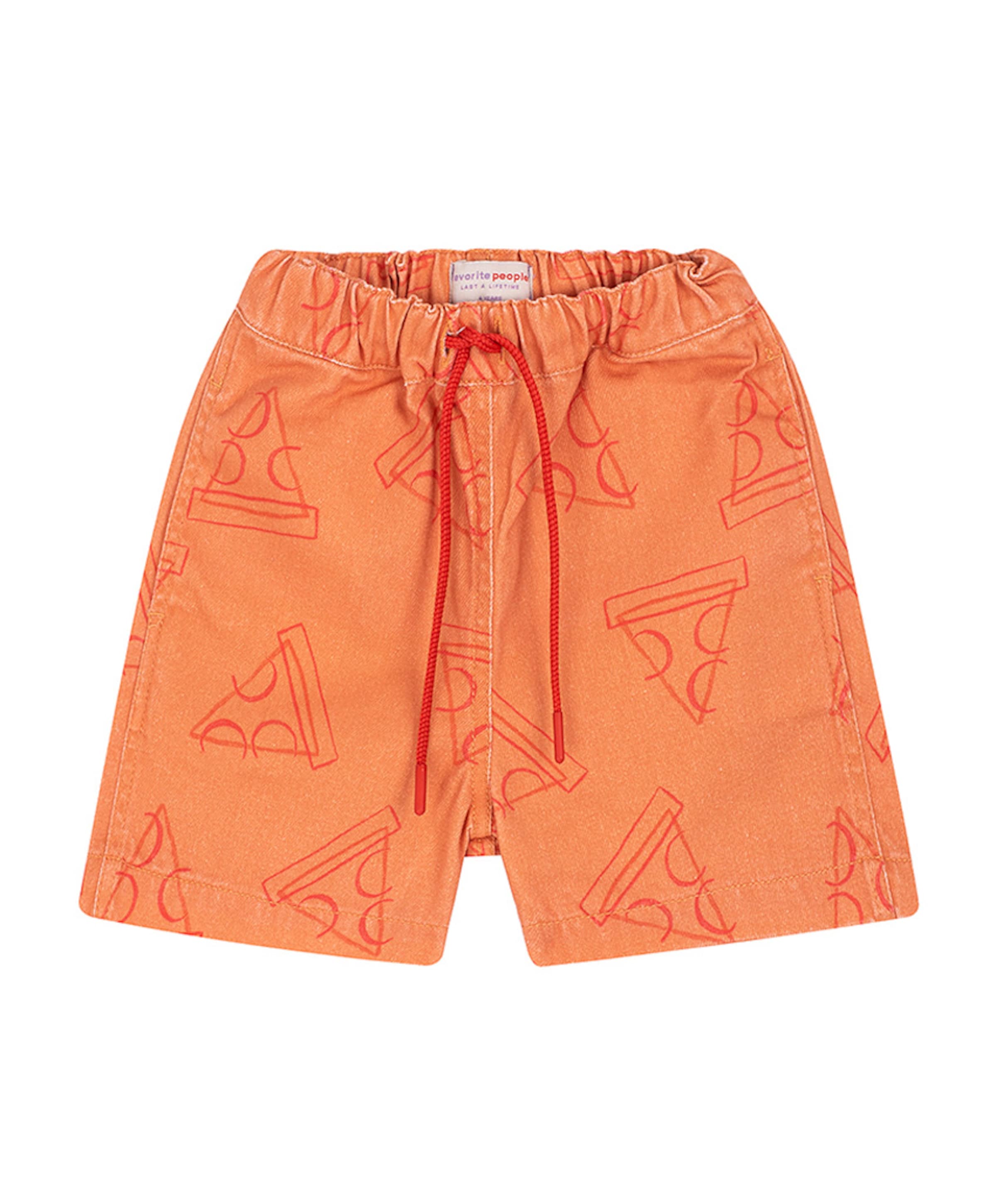 Favorite People jongens korte broek oranje