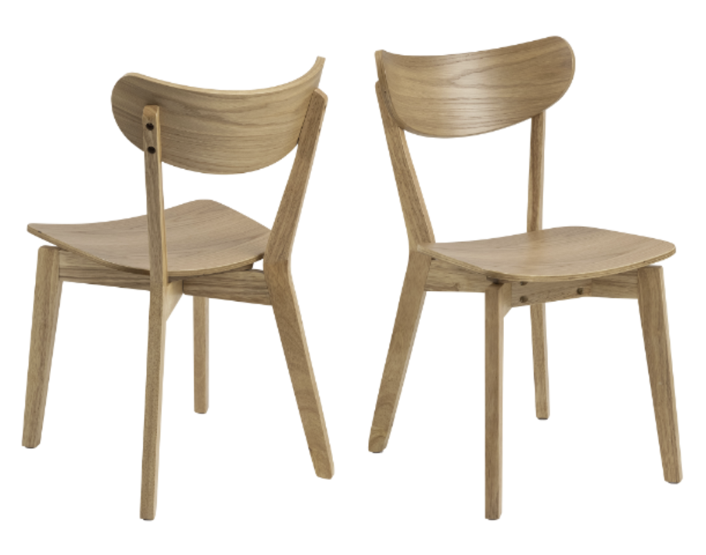 Eetkamerstoel Hamar hout - set van 2