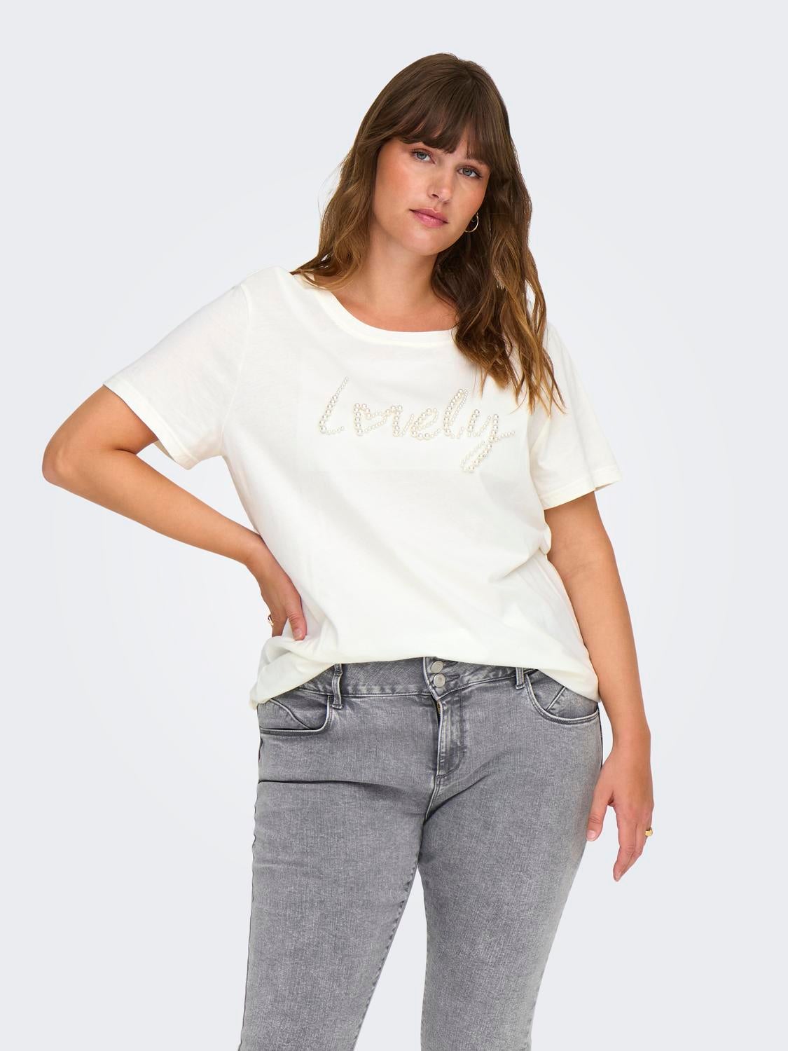 CARAMY T-shirt Cloud Dancer