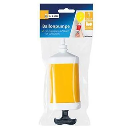 Heku Ballonpumpe 19 cm, 1 Stück, 4-fach sortiert