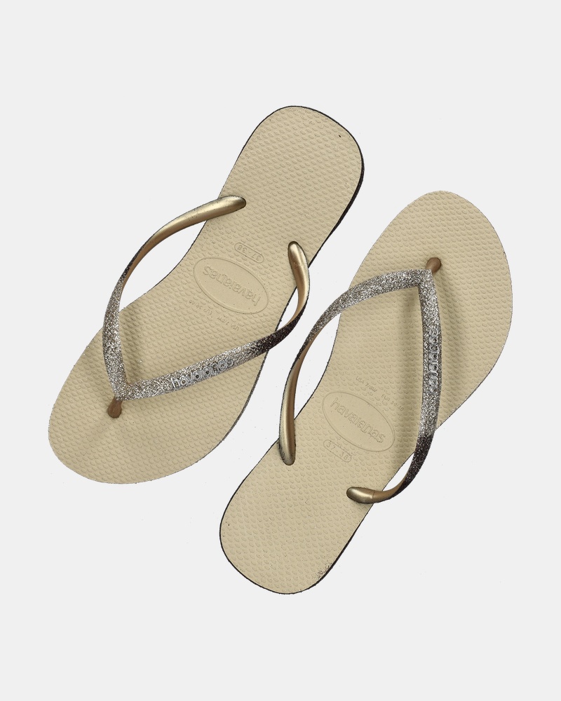 Havaianas Slim Sparkle Slippers  - goud