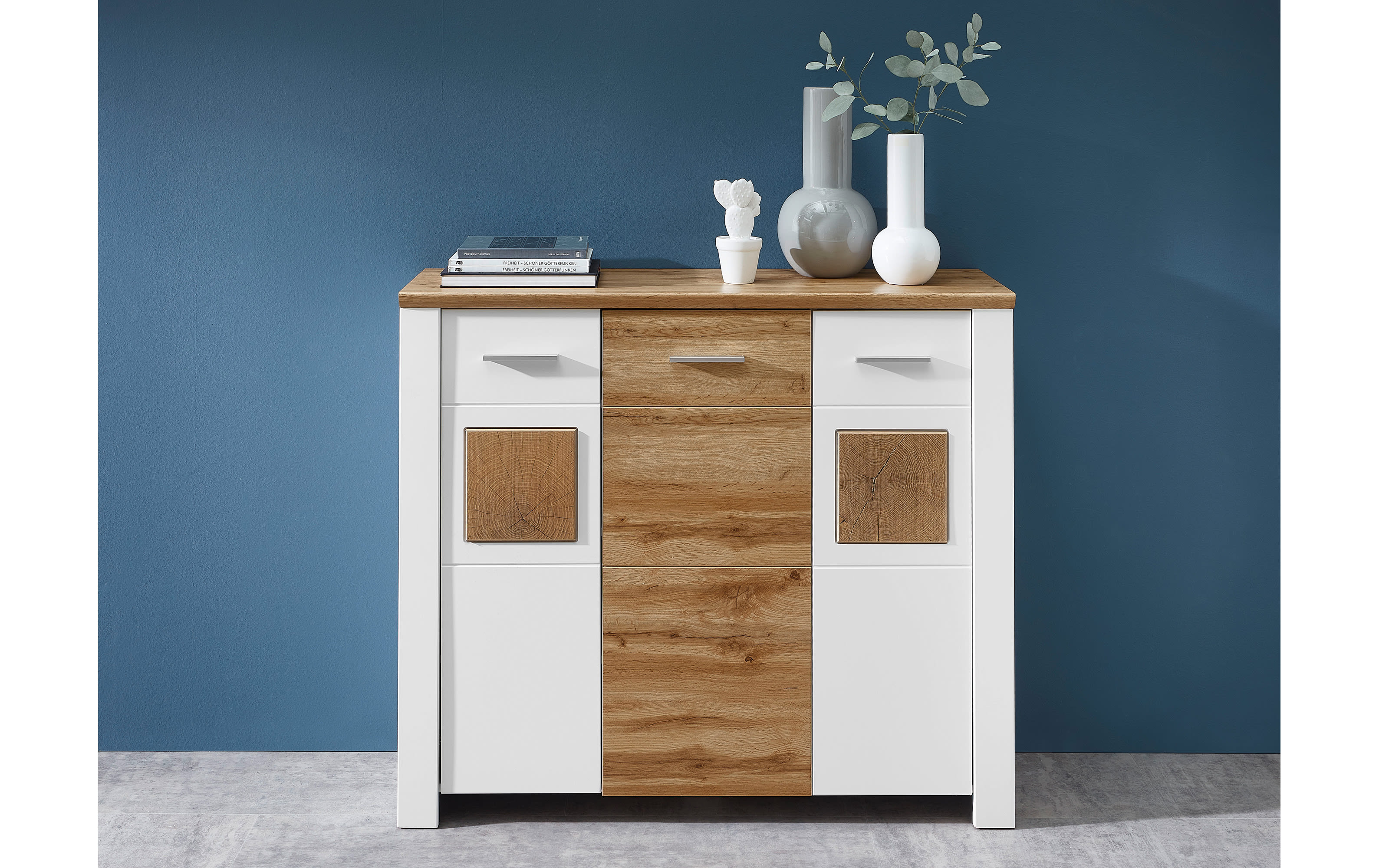 Kommode Materio in Holz Nachbildung, 122 cm