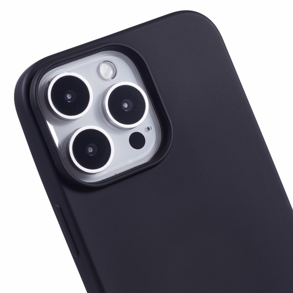 iPhone 16 Pro Gummi Case Schutzhülle - Schwarz (Matt)