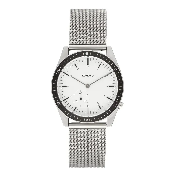 Komono Montre Ray Legacy Mesh | Argenté