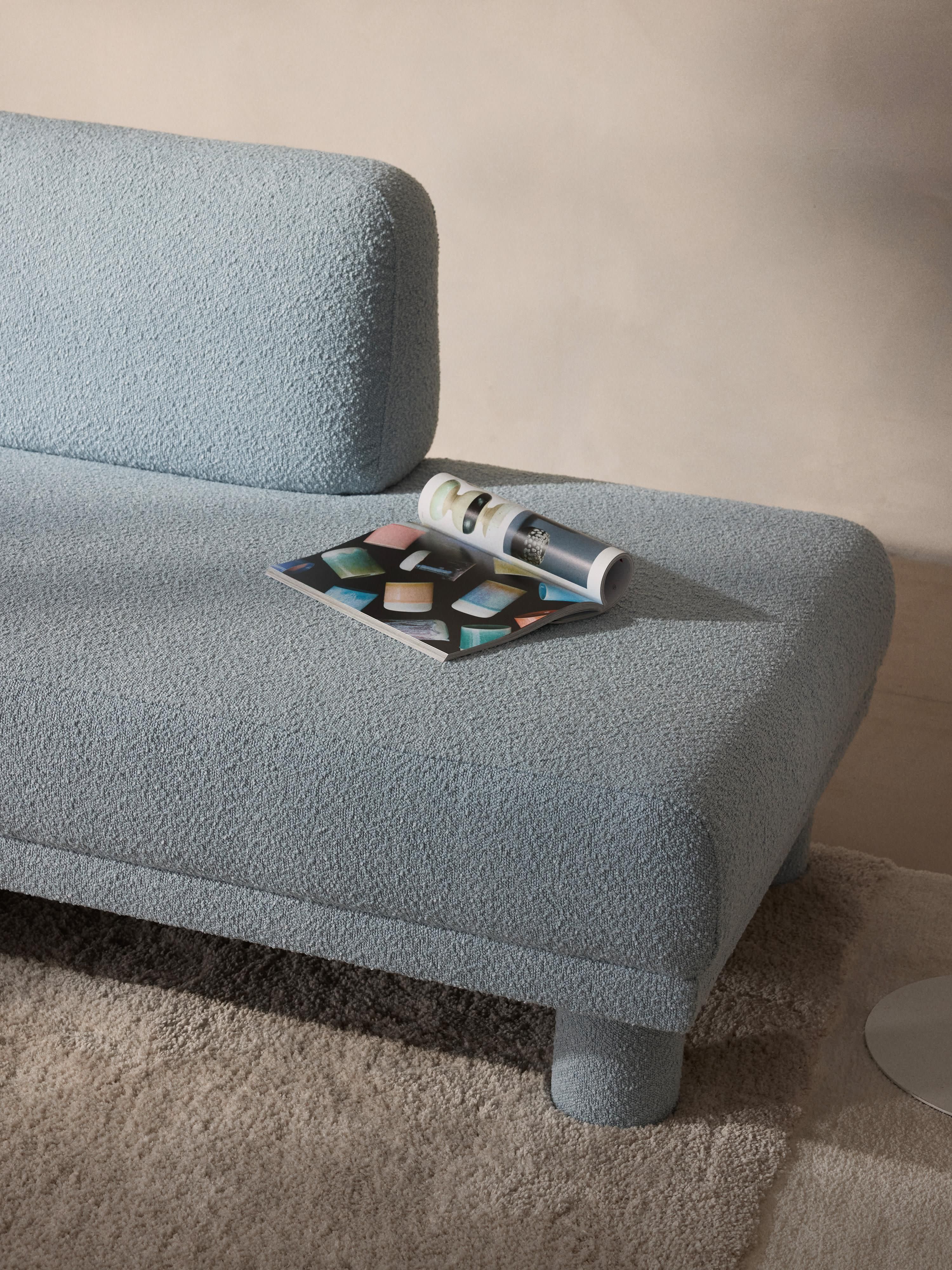 Bouclé chaise longue Lilo