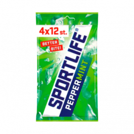 Sportlife Pepermunt suikervrije kauwgom 4-pack