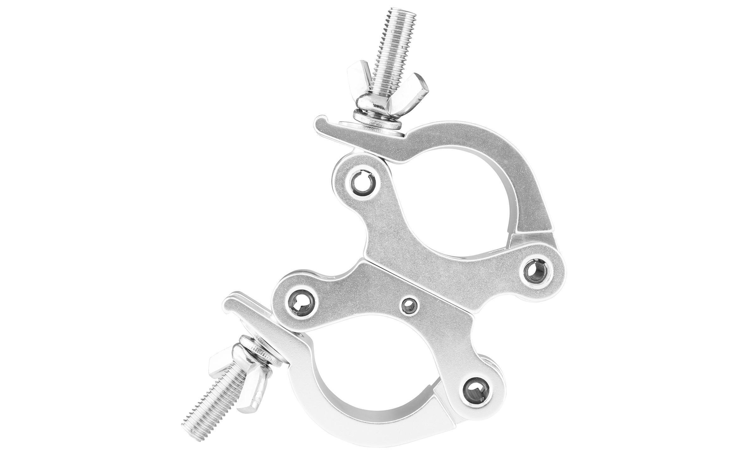 Clamp BC50-200D 48-51 mm SilberAluminium-Klemme mit Schwenkkupplung