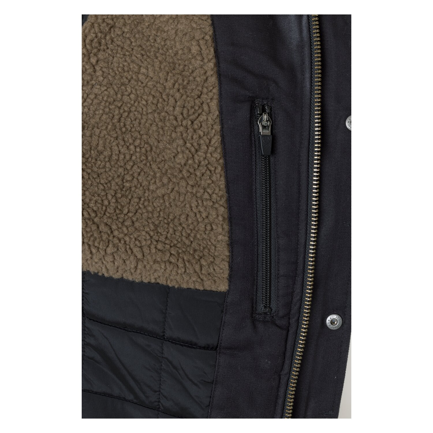 ARIAT MNS Rebar DuraCanvas Sherpa-Lined Coat  - black