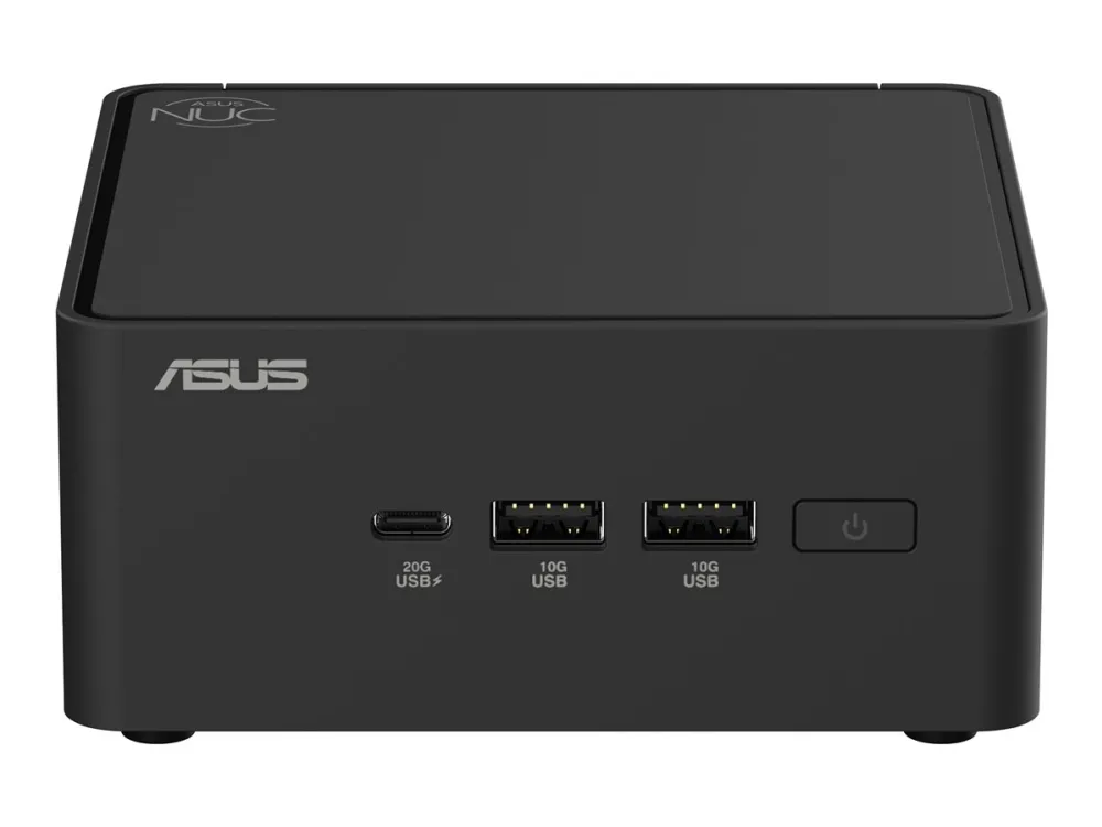 ASUS NUC 15 Pro Tall Kit - Barebone - mini PC 1 x Core Ultra 5 210H / op til 4.8 GHz - RAM 0 GB - Intel Graphics - IEEE 802.11ax (Wi-Fi 6), IEEE 802.11be (Wi-Fi 7), Bluetooth 5.4 - sort